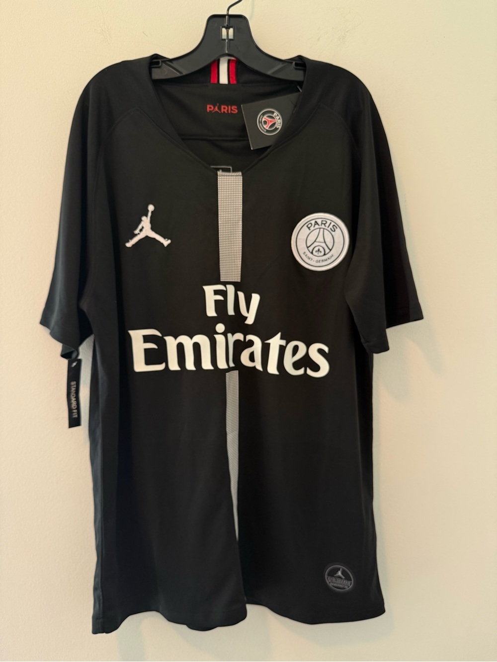 Paris St.Germain MBAPPE Jersey Black Size M #Lux-E